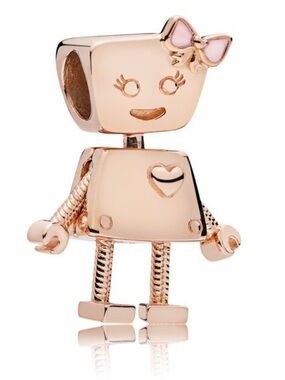 Pandora Rose Gold Bella Bot charm